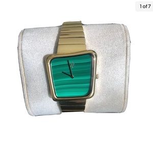 Vanna Nebula Malachite Watch